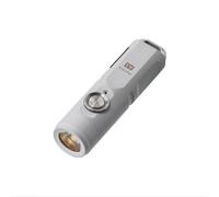 RovyVon A3 Gen 4 Mini Keychain Flashlight, Super Bright 650 Lumens, USB C Rechargeable EDC Flashlight Water-Resistant, Compact and Portable for Everyday Carry, Camping, Hiking, Emergency (Mao White)