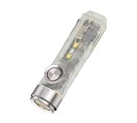 RovyVon A5 Rechargeable Torch Mini Super Bright EDC Keyring Torch with Sidelight Glow in The Dark for Camping, Hiking, Outdoors