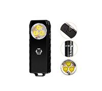 RovyVon E300S Angel Eyes High Lumens Super Bright Torch, USB C Rechargeable Flashlight EDC Handheld Torches with Built-in Battery Water Resistant for Camping, Hiking, Outdoor Activities (Black)