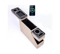 Row Front Railing Box Set FOR MAZDA For BIANTE 2009 08-16 Business Armrest Central Store Business Car 3th 15CM16CM(Beige Wireless charg)