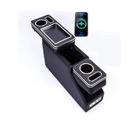 Row Front Railing Box Set FOR MAZDA For BIANTE 2009 08-16 Business Armrest Central Store Business Car 3th 15CM16CM(Black Wireless charg)