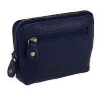 Rowallan Leather Coin Purse - Navy