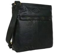 Rowallan Leather Unisex Cross Body Bag Supatra Range - Green