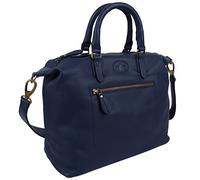 Rowallan of Scotland Ladies Leather Mini Tote Shoulder Bag Ankara Collection (Navy)