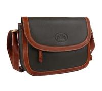 Rowallan of Scotland Ladies Leather Saddle Cross Body Bag - Forest Green