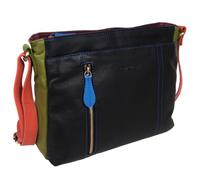Rowallan of Scotland Ladies Rainbow Leather Shoulder Bag