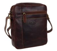 Rowallan of Scotland Mens Leather Cross Body Bag - Brown