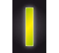 Rowan 4 x Self Adhesive Wheelie Bin Numbers 17cm - 1 - High Visibility Yellow