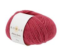 Rowan Hand Knitting Yarn, 57% Alpaca, 43% Cotton, Berry Sorbet, One Size