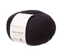 Rowan Alpaca Soft DK S. Black 70% Wool 30% Alpaca Yarn - 50g