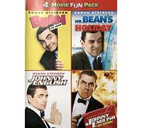 Rowan Atkinson 4-Movie Collection (Bean the Movie / Mr. Bean's Holiday / Johnny English / Johnny English Reborn)