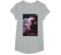 Rowan Atkinson Mr Bean Blackadder Actor & Comedian T-Shirt, Girls, Heather Grey, Medium