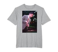 Rowan Atkinson Mr Bean Blackadder Actor & Comedian T-Shirt, Men's Big and Tall, Heather Grey, 4X Tall