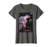 Rowan Atkinson Mr Bean Blackadder Actor & Comedian T-Shirt, Women, Asphalt Grey, X-Large
