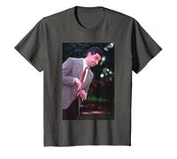 Rowan Atkinson Mr Bean Blackadder Actor & Comedian T-Shirt, Youth, Asphalt Grey, 2T