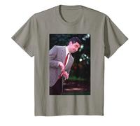 Rowan Atkinson Mr Bean Blackadder Actor & Comedian T-Shirt, Youth, Slate Grey, 3T