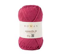 Rowan Hand Knitting Yarn, 100% Cotton, Rouge, One Size