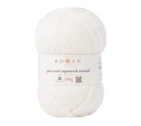 Rowan Hand Knitting Yarn, 100% Wool, Ivory, One Size