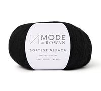 Mode at Rowan, Softest Alpaca, Black, 50g