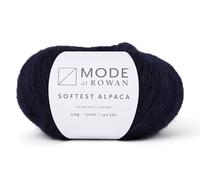 Mode at Rowan, Softest Alpaca, Midnight, 50g