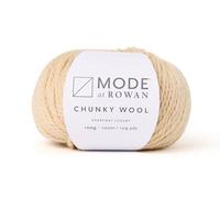Rowan Mode Chunky Wool Yarn - 15 Vanilla - Value Pack 10 x 100g Balls - 100 metres per Ball