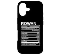 Rowan Nutritional Facts Style Funny Name Design Retro Humor Case for iPhone 17