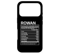 Rowan Nutritional Facts Style Funny Name Design Retro Humor Case for iPhone 17 Pro