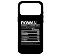 Rowan Nutritional Facts Style Funny Name Design Retro Humor Case for iPhone 17 Pro Max