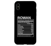 Rowan Nutritional Facts Style Funny Name Design Retro Humor Case for iPhone XS Max