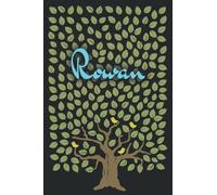 Rowan: Personalized notebook name « Rowan » | Birthday Gift For Woman & Girl, Mom, Sister .. | Birds on the tree design | Lined Journal, 120 Pages, size 6 x 9