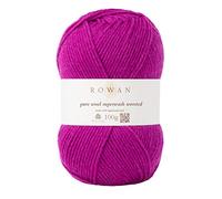 Rowan Pure Wool Superwash Worsted Magenta 100% Wool Yarn - 100g