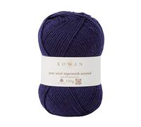Rowan Pure Wool Superwash Worsted Navy 100% Wool Yarn - 100g