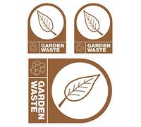 Rowan Self Adhesive Recycling Labels: Garden Waste