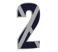 Rowan Self Adhesive Wheelie Bin Numbers 17cm - 2 - Saltire Design