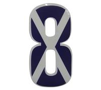 Rowan Self Adhesive Wheelie Bin Numbers 17cm - 8 - Saltire Design
