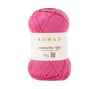 Rowan Summerlite 4Ply P.Pink 100% Cotton Yarn - 50g