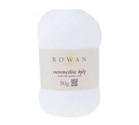 Rowan Summerlite 4Ply P.White 100% Cotton Yarn - 50g