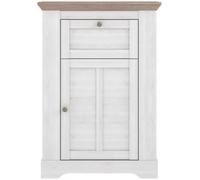 Rowan White 1 Door 1 Drawer Cabinet