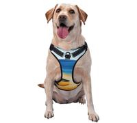 Rowboat On Empty Beach No Pull Dog Harness Adjustable Reflective Oxford Easy Control Medium Large Dog Harness