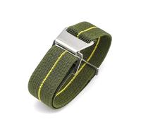 ROWCES Elastic Nylon Watch Strap 18mm 20mm 22mm 24mm Waterproof Canvas Watch Strap for Men's Watch Accessories, 24mm