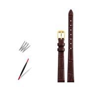 ROWCES Leather Watch Band Women's Watch Strap 6mm 8mm 10mm 12mm 14mm Small Size Watch Band, 8mm