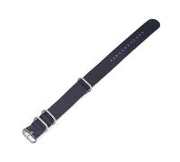 ROWCES Nato Leather Watch Strap 14mm 20mm 22mm 24mm Watch Replacement Wristbands Men's Watch Accessories, 20mm
