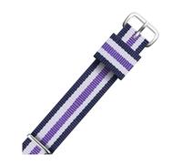 ROWCES Nato Nylon Watch Band 12mm - 22mm Nylon Striped Watch Strap Watch Replacement Wristband, 14mm