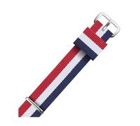 ROWCES Nato Nylon Watch Band 12mm - 22mm Nylon Striped Watch Strap Watch Replacement Wristband, 15mm