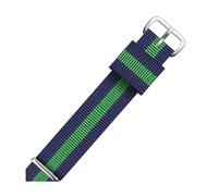 ROWCES Nato Nylon Watch Band 12mm - 22mm Nylon Striped Watch Strap Watch Replacement Wristband, 15mm