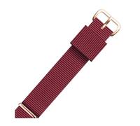 ROWCES Nato Nylon Watch Band 12mm - 22mm Nylon Striped Watch Strap Watch Replacement Wristband, 15mm