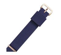 ROWCES Nato Nylon Watch Band 12mm - 22mm Nylon Striped Watch Strap Watch Replacement Wristband, 15mm