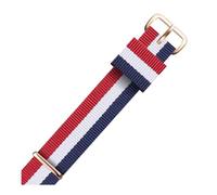 ROWCES Nato Nylon Watch Band 12mm - 22mm Nylon Striped Watch Strap Watch Replacement Wristband, 16mm