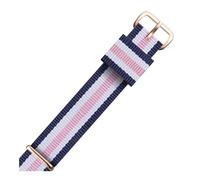 ROWCES Nato Nylon Watch Band 12mm - 22mm Nylon Striped Watch Strap Watch Replacement Wristband, 16mm