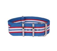 ROWCES Nylon Stripe Woven Watchband 14mm Waterproof Canvas Watch Strap Watch Replacement Wristband, 14mm
